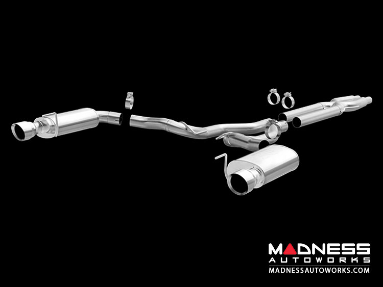 Ford Mustang 5.0L V8 Performance Exhaust by Magnaflow - 3" Aggresive Exhaust System 